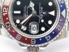 GMT-Master II 126710 Red/Blue Ceramic Bezel 904L SS GMF 1:1 Best Edition Black Dial on 904L Jubilee Bracelet VR3285 V5