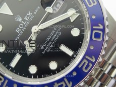 GMT-Master II 126710 Black/Blue Ceramic Bezel 904L SS GMF 1:1 Best Edition Black Dial on 904L Jubilee Bracelet VR3285 V5