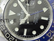 GMT-Master II 126710 Black/Blue Ceramic Bezel 904L SS GMF 1:1 Best Edition Black Dial on 904L Jubilee Bracelet VR3285 V5