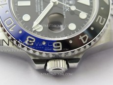 GMT-Master II 126710 Black/Blue Ceramic Bezel 904L SS GMF 1:1 Best Edition Black Dial on 904L Jubilee Bracelet VR3285 V5