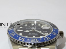 GMT-Master II 126710 Black/Blue Ceramic Bezel 904L SS GMF 1:1 Best Edition Black Dial on 904L Jubilee Bracelet VR3285 V5