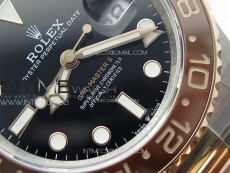 GMT-Master II 126711CHNR 904L/RG GMF 1:1 Best Edition Black Dial on 904L/RG Bracelet VR3285