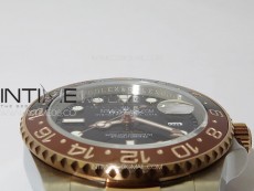 GMT-Master II 126711CHNR 904L/RG GMF 1:1 Best Edition Black Dial on 904L/RG Bracelet VR3285