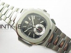 Nautilus 5980 SS PPF Best Edition Black Dial on SS Bracelet A28-520