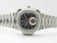 Nautilus 5980 SS PPF Best Edition Black Dial on SS Bracelet A28-520