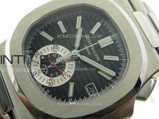 Nautilus 5980 SS PPF Best Edition Black Dial on SS Bracelet A28-520