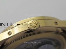 Annual Calendar Moonphase 5396 RG ZF 1:1 Best Edition White/Blue Dial on Brown Leather Strap A324
