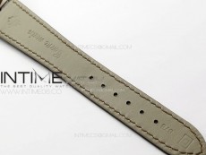 Annual Calendar Moonphase 5396 RG ZF 1:1 Best Edition White/Blue Dial on Brown Leather Strap A324