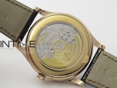 Annual Calendar Moonphase 5396 RG ZF 1:1 Best Edition White/Blue Dial on Brown Leather Strap A324