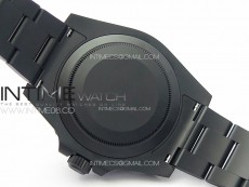 Submariner DIW Carbon Bezel VSF 1:1 Best Edition Green Dial on DLC Bracelet VS3135 (Free Rubber Straps)