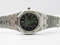 Royal Oak 39mm 16202 50th SS ZF 1:1 Best Edition Green Textured Dial on SS Bracelet A7121