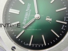 Royal Oak 39mm 16202 50th SS ZF 1:1 Best Edition Green Textured Dial on SS Bracelet A7121