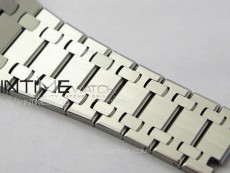 Royal Oak 39mm 16202 50th SS ZF 1:1 Best Edition Green Textured Dial on SS Bracelet A7121