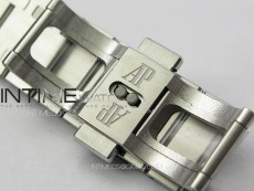 Royal Oak 39mm 16202 50th SS ZF 1:1 Best Edition Green Textured Dial on SS Bracelet A7121