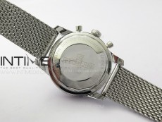 SuperOcean 44mm Black Ceramic Bezel B50 Best Edition Green Dial Green Subdials on SS Bracelet A7750