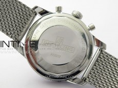 SuperOcean 44mm Black Ceramic Bezel B50 Best Edition Green Dial Green Subdials on SS Bracelet A7750