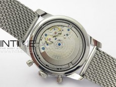 SuperOcean 44mm Black Ceramic Bezel B50 Best Edition Green Dial Green Subdials on SS Bracelet A7750