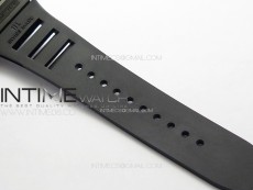 RM052 Skull Black Carbon Real Tourbillon YSF 1:1 Best Edition Skull Dial on Black Rubber Strap