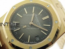 Royal Oak 39mm 16202 50th RG ZF 1:1 Best Edition Gray Textured Dial on SS Bracelet A7121