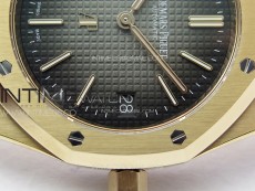 Royal Oak 39mm 16202 50th RG ZF 1:1 Best Edition Gray Textured Dial on SS Bracelet A7121
