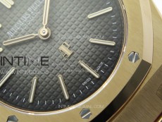 Royal Oak 39mm 16202 50th RG ZF 1:1 Best Edition Gray Textured Dial on SS Bracelet A7121