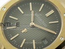 Royal Oak 39mm 16202 50th RG ZF 1:1 Best Edition Gray Textured Dial on SS Bracelet A7121