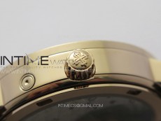 Calatrava 5057 Cortina Watch 50th Anniversary RG YSF 1:1 Best Edition White Dial on Black Leather Strap A240