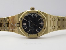 Royal Oak 41mm 15400 RG APSF 1:1 Best Edition Black Textured Dial on RG Bracelet A3120 Super Clone V3