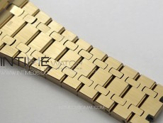 Royal Oak 41mm 15400 RG APSF 1:1 Best Edition Black Textured Dial on RG Bracelet A3120 Super Clone V3