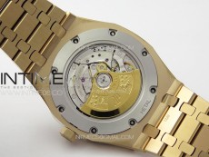 Royal Oak 41mm 15400 RG APSF 1:1 Best Edition Black Textured Dial on RG Bracelet A3120 Super Clone V3