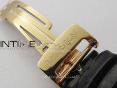 Royal Oak 41mm 15400 RG APSF 1:1 Best Edition Black Textured Dial on RG Bracelet A3120 Super Clone V3
