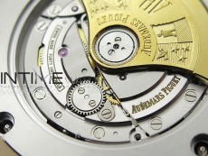Royal Oak 41mm 15400 RG APSF 1:1 Best Edition Black Textured Dial on RG Bracelet A3120 Super Clone V3
