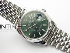 DateJust 36 SS 116234 VSF 1:1 Best Edition 904L Steel Green Dial on Jubilee Bracelet VS3235