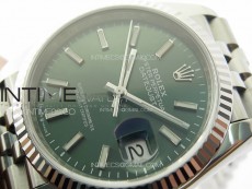 DateJust 36 SS 116234 VSF 1:1 Best Edition 904L Steel Green Dial on Jubilee Bracelet VS3235