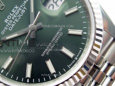 DateJust 36 SS 116234 VSF 1:1 Best Edition 904L Steel Green Dial on Jubilee Bracelet VS3235