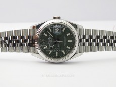DateJust 36 SS 116234 VSF 1:1 Best Edition 904L Steel Green Leaf Dial on Jubilee Bracelet VS3235