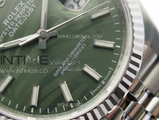 DateJust 36 SS 116234 VSF 1:1 Best Edition 904L Steel Green Leaf Dial on Jubilee Bracelet VS3235