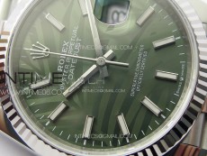 DateJust 36 SS 116234 VSF 1:1 Best Edition 904L Steel Green Leaf Dial on Jubilee Bracelet VS3235
