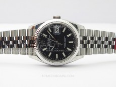 DateJust 36 SS 116234 VSF 1:1 Best Edition 904L Steel Black Dial on Jubilee Bracelet VS3235