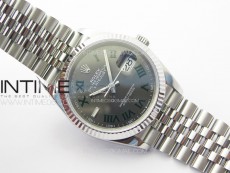 DateJust 36 SS 116234 VSF 1:1 Best Edition 904L Steel Gray Dial Roman Markers on Jubilee Bracelet VS3235