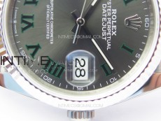 DateJust 36 SS 116234 VSF 1:1 Best Edition 904L Steel Gray Dial Roman Markers on Jubilee Bracelet VS3235