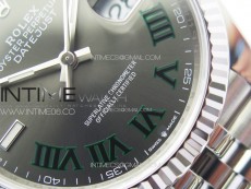 DateJust 36 SS 116234 VSF 1:1 Best Edition 904L Steel Gray Dial Roman Markers on Jubilee Bracelet VS3235