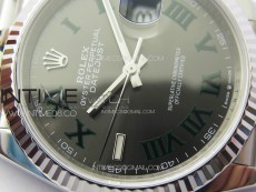 DateJust 36 SS 116234 VSF 1:1 Best Edition 904L Steel Gray Dial Roman Markers on Jubilee Bracelet VS3235