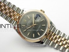 DateJust 36 SS 116231 VSF 1:1 Best Edition 904L Steel Gray Stick Dial on Jubilee Bracelet VS3235