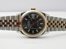 DateJust 36 SS 116231 VSF 1:1 Best Edition 904L Steel Gray Stick Dial on Jubilee Bracelet VS3235
