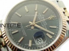 DateJust 36 SS 116231 VSF 1:1 Best Edition 904L Steel Gray Stick Dial on Jubilee Bracelet VS3235