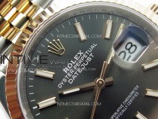 DateJust 36 SS 116231 VSF 1:1 Best Edition 904L Steel Gray Stick Dial on Jubilee Bracelet VS3235