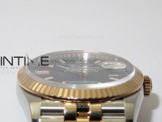 DateJust 36 SS 116231 VSF 1:1 Best Edition 904L Steel Gray Stick Dial on Jubilee Bracelet VS3235