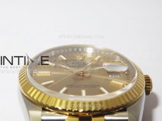 DateJust 36 SS 116231 VSF 1:1 Best Edition 904L Steel Gold Stick Dial on Jubilee Bracelet VS3235
