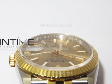 DateJust 36 SS 116231 VSF 1:1 Best Edition 904L Steel Gold Stick Dial on Jubilee Bracelet VS3235